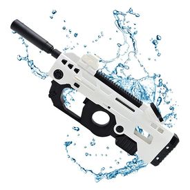 Pistola Lanza Agua Eléctrica Recargable Mercury-02 Azul GENERICO