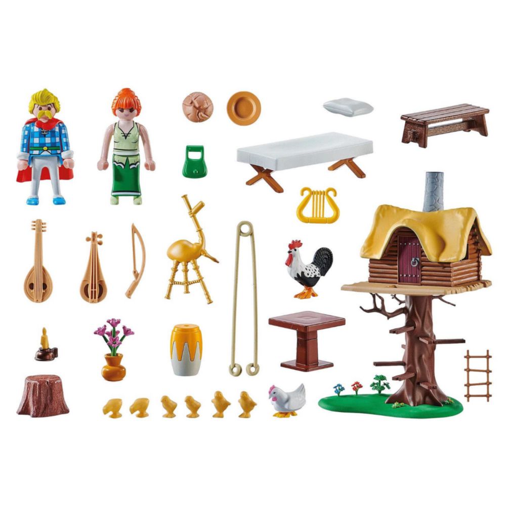 Set De Juego Playmobil Asterix Asurancet rix Con Casa Del rbol