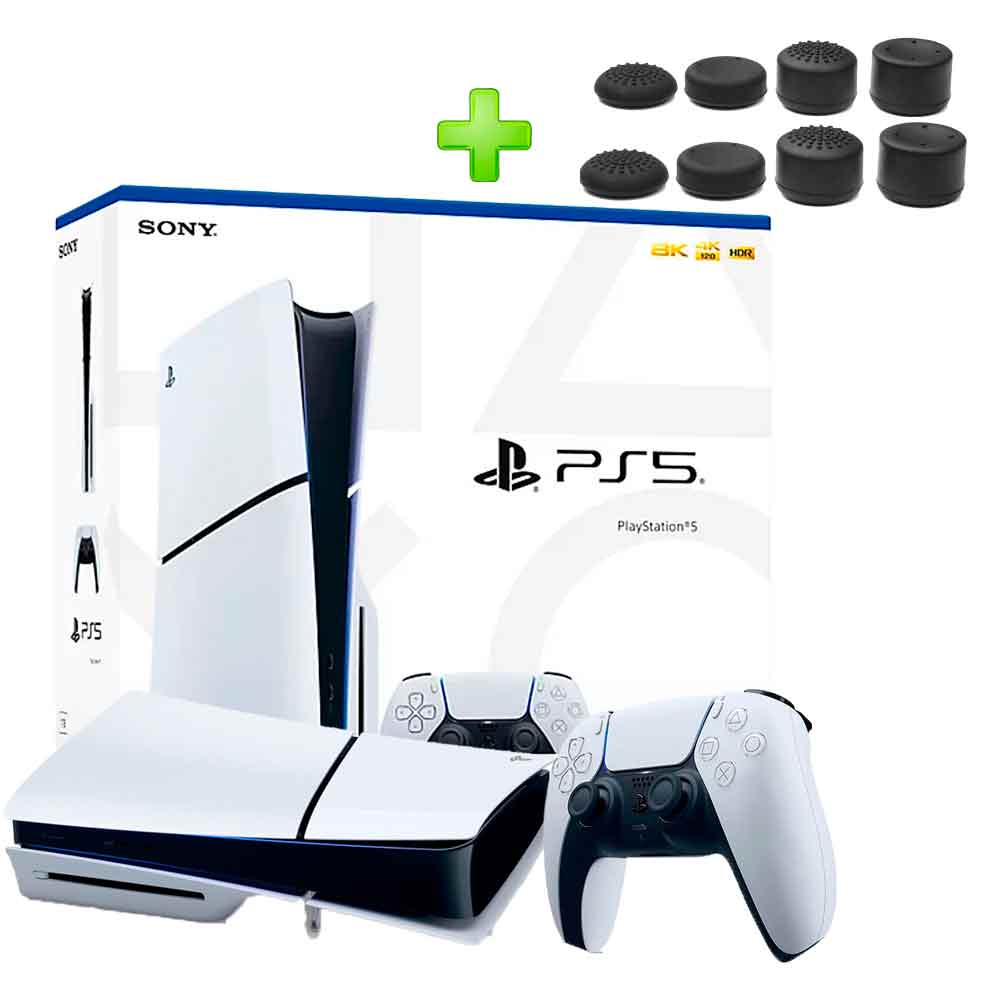 MEGA PACK PS5 CON LECTORA 0KM + 2 JOYSTICKS + 5 JUEGOS