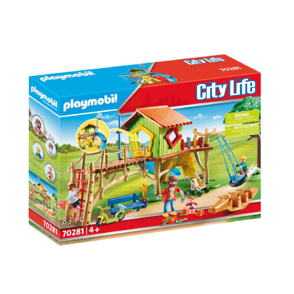 Set De Juego Playmobil City Life Parque Infantil De Aventuras - Promart