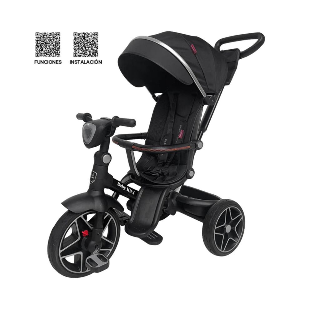 Triciclo Baby Kit'S Explorer Lx Negro