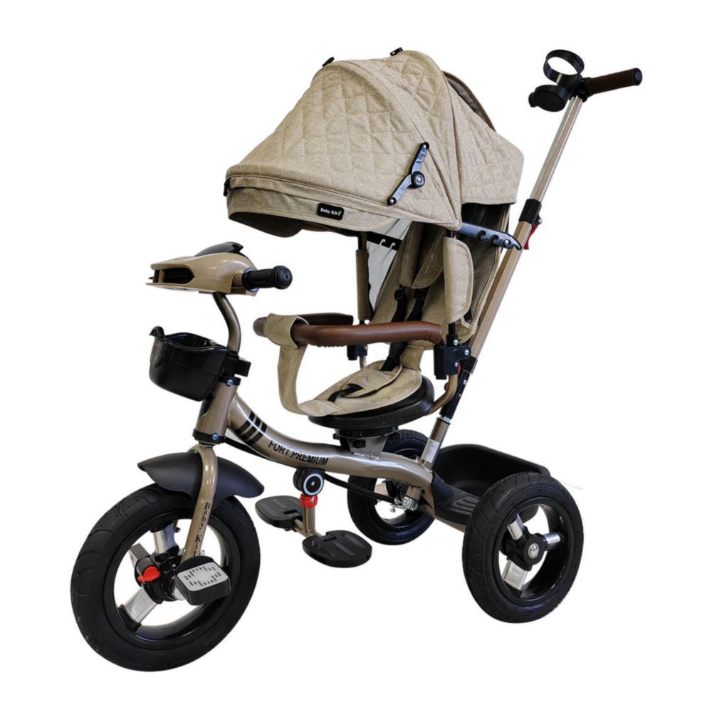 Triciclo Baby Kit'S Fort Premiun Gold Beige