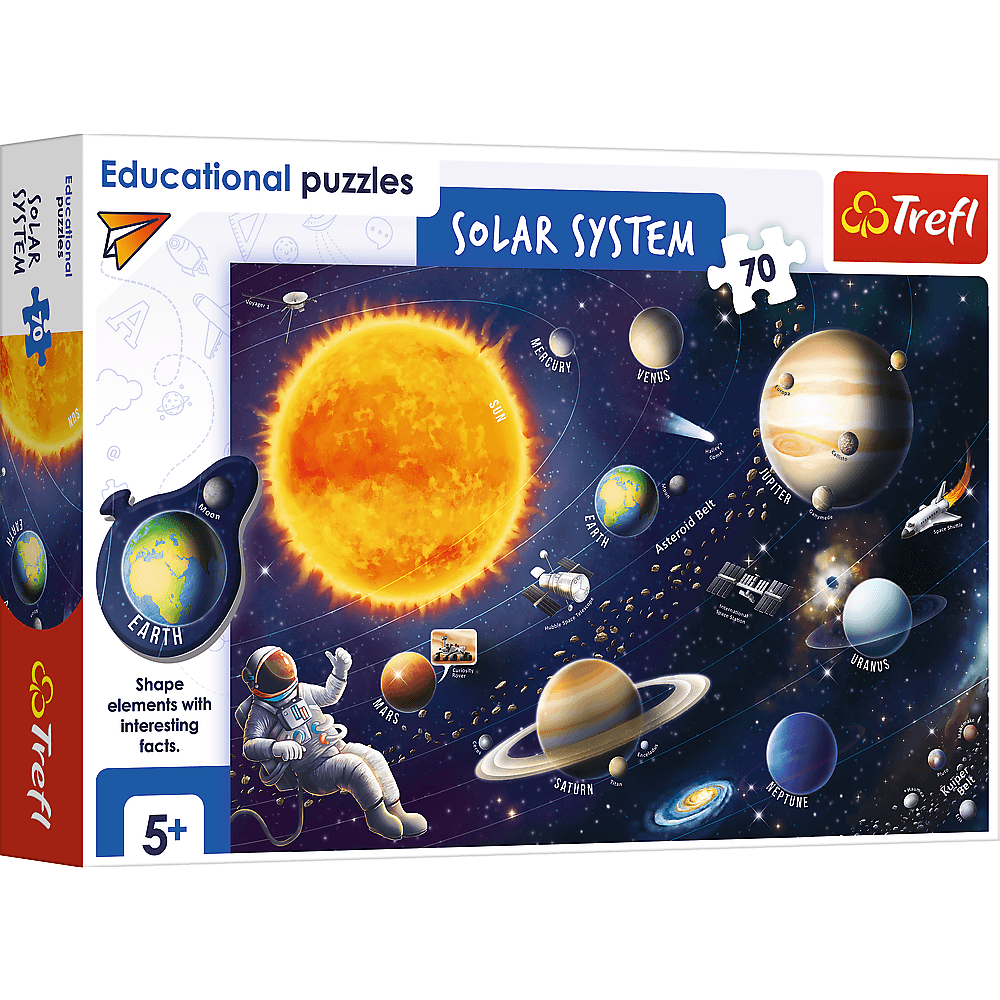 Puzzle Planetas Niños Universo Rompecabezas Del Sistema Solar