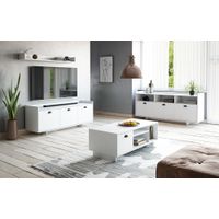 Mesa de Centro Moderna Stefany color Blanco TU MESITA