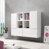 Vitrina Flotante Dynamo color Blanco TU MESITA