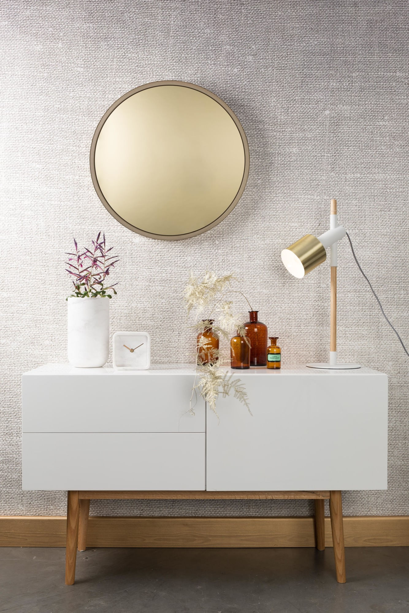 Recibidor Práctico Royal color Blanco TU MESITA