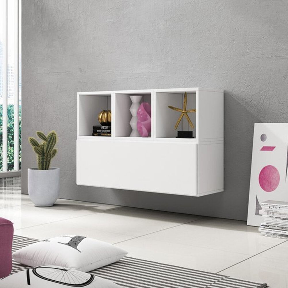 Recibidor Flotante Karlo color Blanco TU MESITA