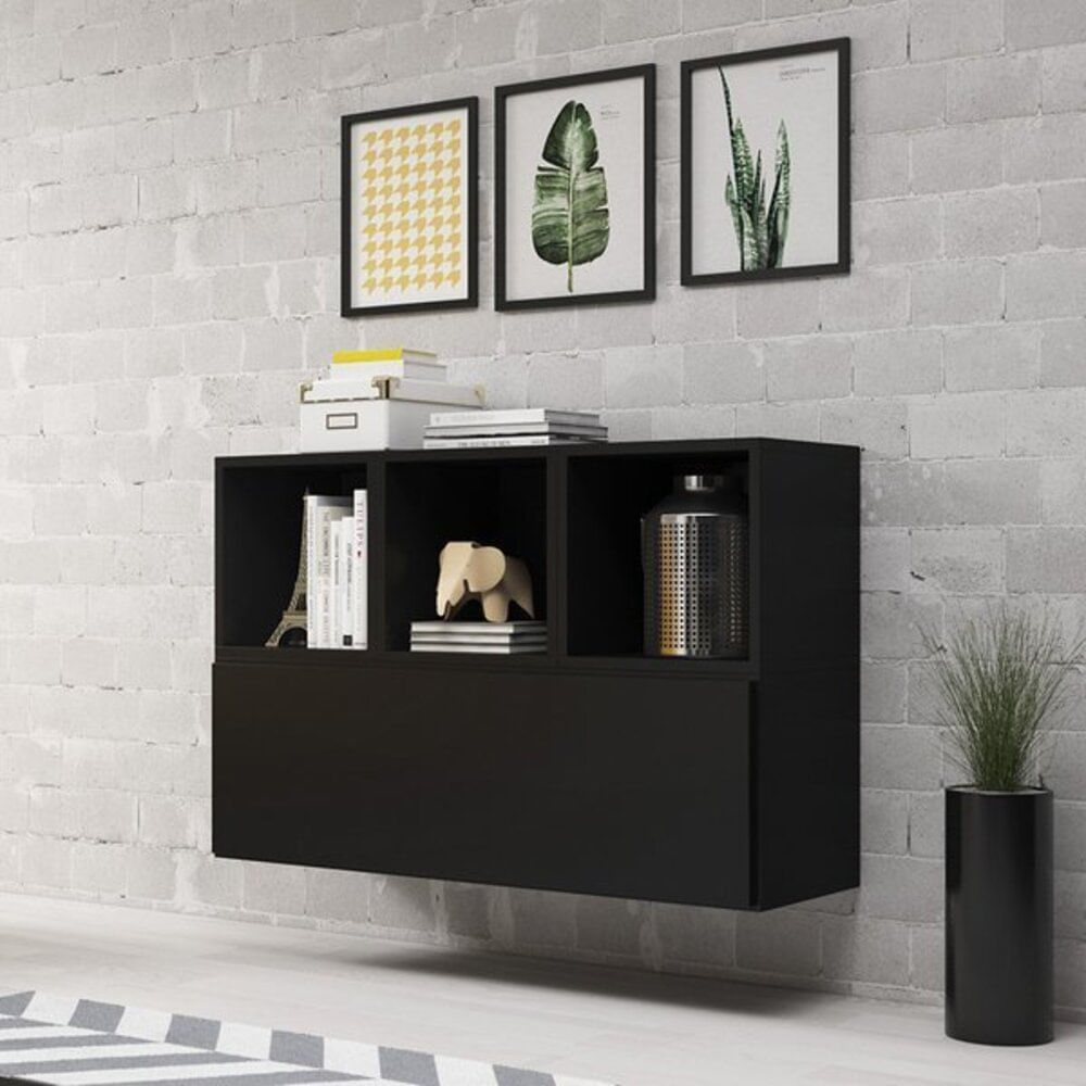 Recibidor Flotante Karlo color Negro TU MESITA