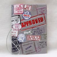 Porta Pasaporte Traveling Modelo Holder Passport  Gris