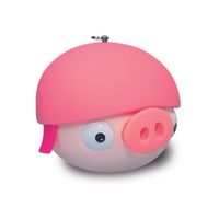 Altavoz Portátil Bluetooth Munaiqui Tipo TWS Modelo Piggy Rosado