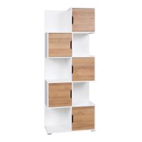 Estante Moderno Sachi Blanco/Duna R&R MUEBLES