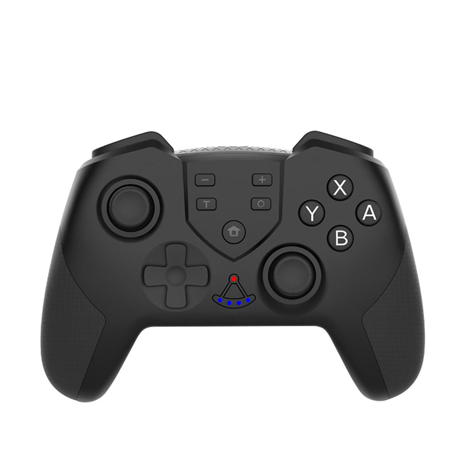 Gamepad BT Inalámbrico con Función de Vibración de Doble Motor Función de Giroscopio Negro