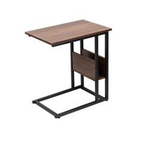 Mesa Auxiliar Industrial Draco Caramelo Coricha Home