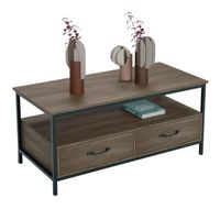 Mesa de Centro Industrial Cassetti Gales Coricha Home