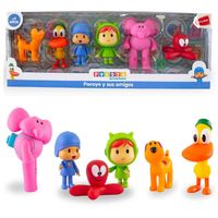 Set de Figuras Articulables Pocoyo y sus Amigos 6pcs