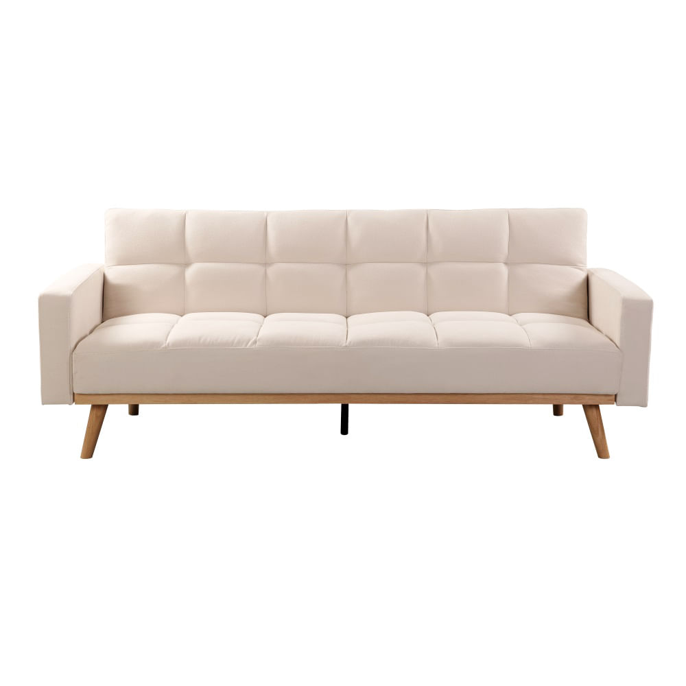 Sofá Cama Pazart Muebles Futón Matteo Beige Claro