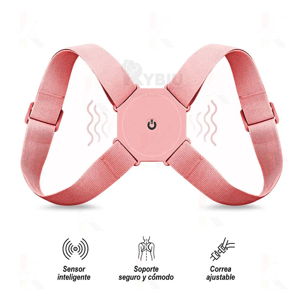 Corrector de Postura en Color Rosado Unisex