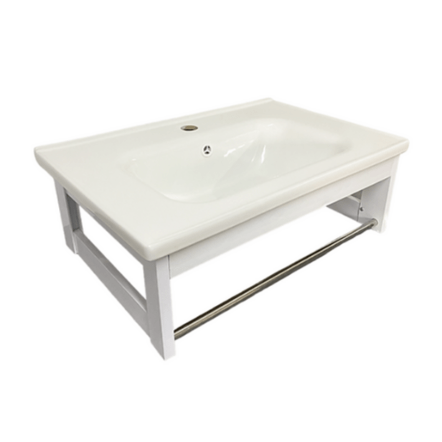 Lavatorio de loza vitrificada blanco XM YAC604000