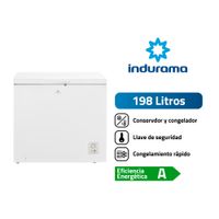 Congelador Indurama CI-220BL 198L Blanco