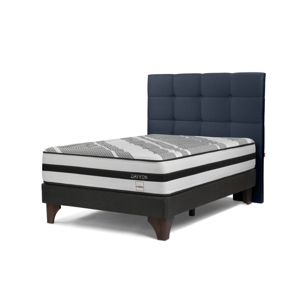 Cama Driven 2 Plazas R Issey Azul