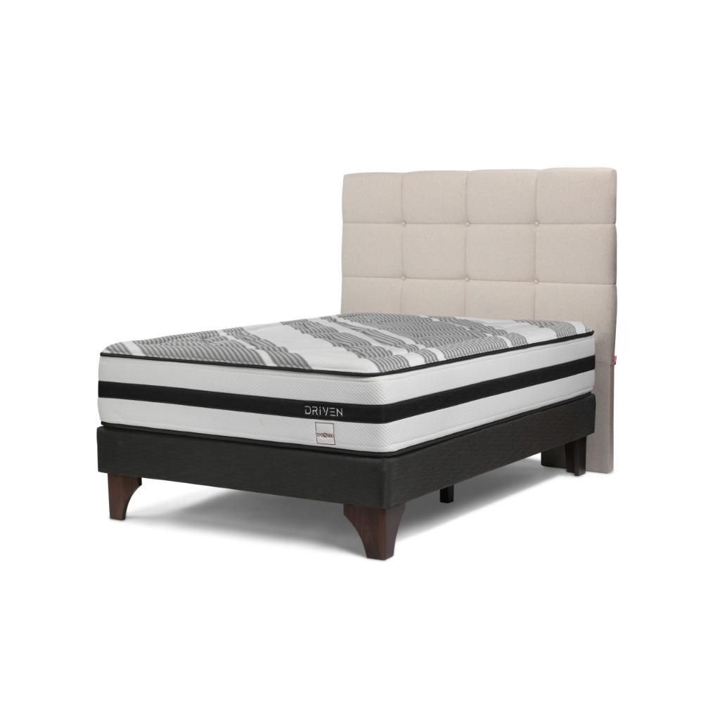 Cama Driven 2 Plazas R Issey Niebla