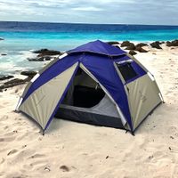 Carpa Camping Nat Geo Fiordland 4 Personas Azul/Beige National Geographic