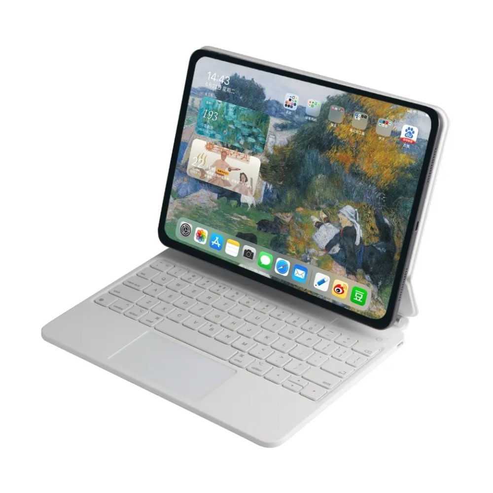 Magic Keyboard iPad 11 pulgadas Importado Calidad Asegurada Blanco ...