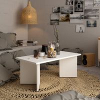Mesa de Centro Camila color Blanco TU MESITA