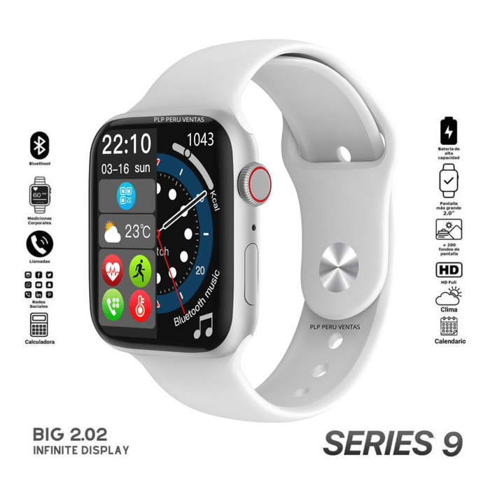 Smartwatch T900 Pro Max GL Premiun Serie Blanco