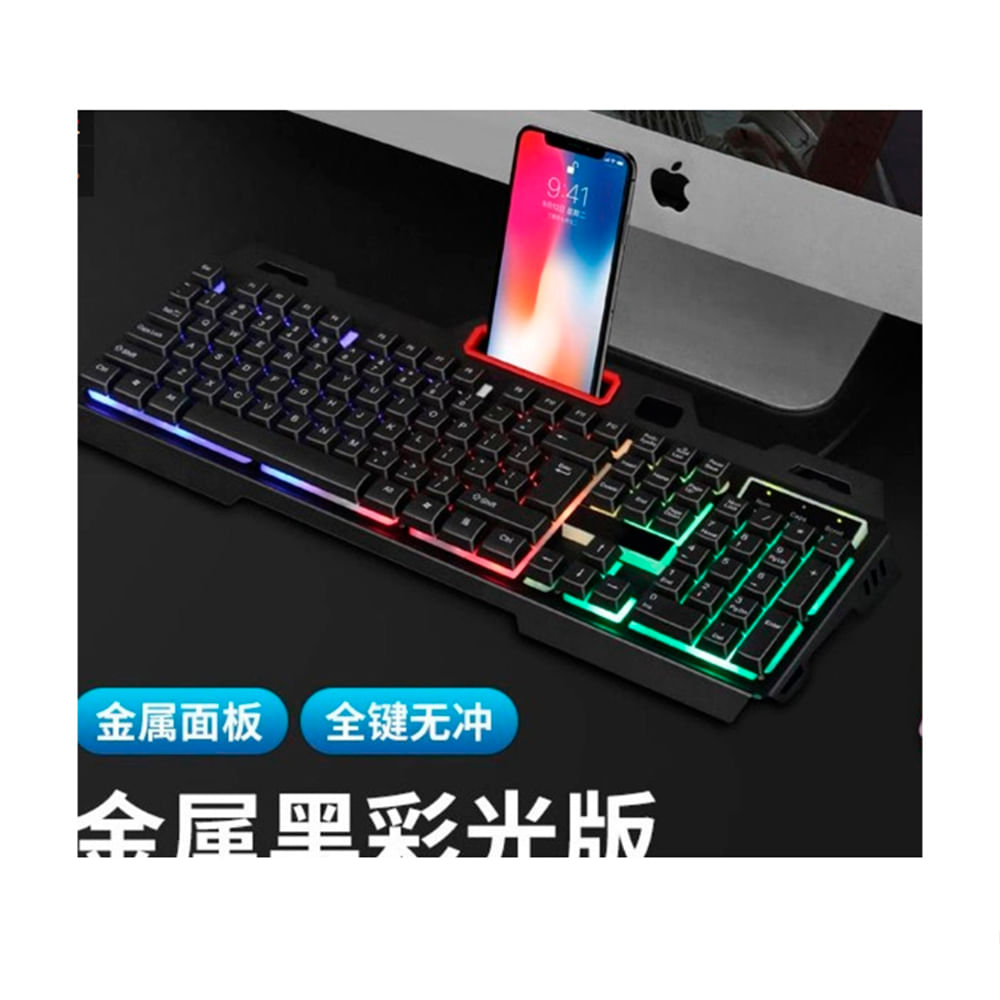 Techmade Kit Gaming 3-in-1: Tastiera RGB Italiana + Mouse + Mousepad LED - Foto 4