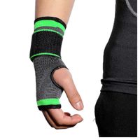 Muñequera con palma elastico protector deportes
