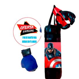 Saco de Boxeo LLeno de 100 Metro con Rack , Cadena y Guantes - Promart