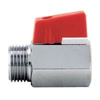 Válvula Bola Mini 126 de Latón Pedrollo 1/2'' Color Oro