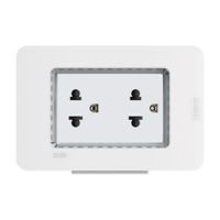 Caja Idrobox + toma Duplex Lt Blanco Matix Go Bticino
