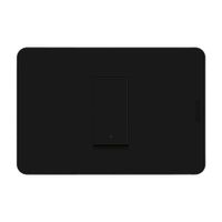 Conmutador Simple Negro Matix Go Bticino