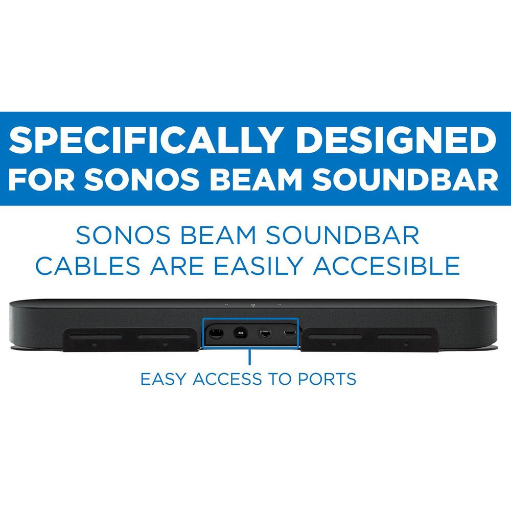 Mount-It! Estante De Montaje De Barra De Sonido Para TV Compatible Con
