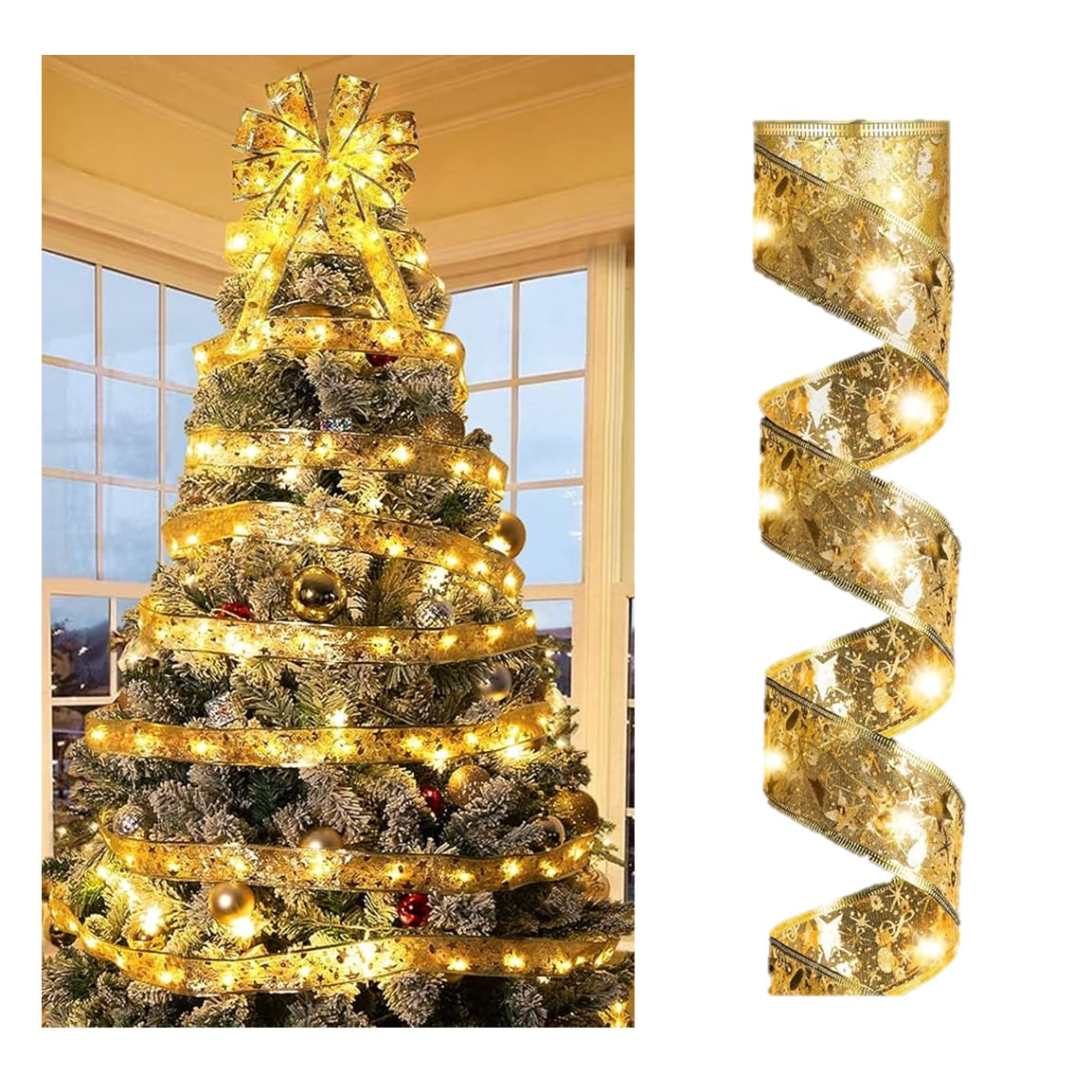 Cinta Led Luces de Navidad Para Decoración Arbol 5mts