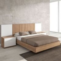 Juego De Dormitorio Mobiliari Queen + 2 Veladores