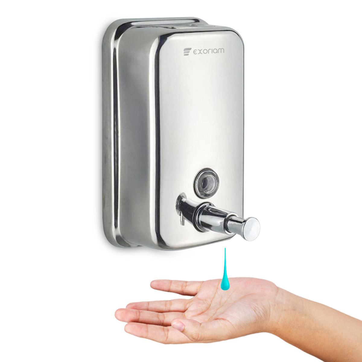 Dispensador de Jabón de 500 ml Acero