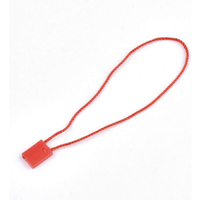 Hilo Nylon Pitas Hang Tag Rojo Cuerditas Cordón Manual para Etiqueta por 1000 Piezas