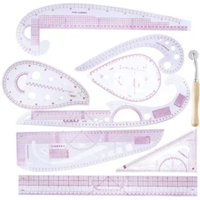 Reglas Profesionales Patchwork Sastre Quilting Francesa Costura Sastre Confección por 9 Piezas