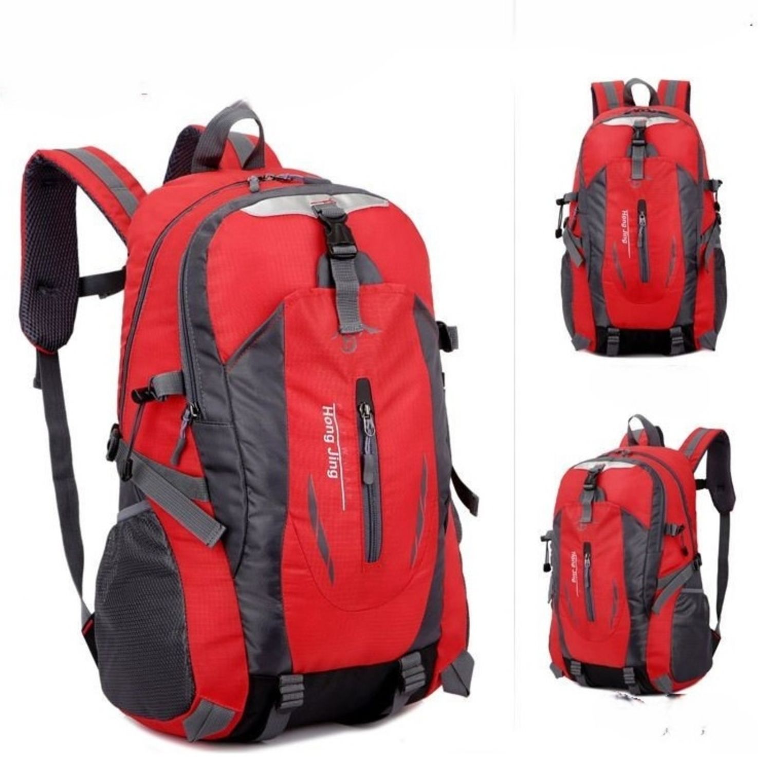 Mochila Deportiva Maleta Sport Morral Laptop Viaje Camping Rojo