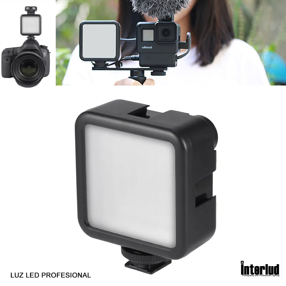 Mini Luz Led Continua para Fotografía y Video Interlud FYI260019 - Promart