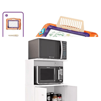 Estante Porta Microondas Mueble Organizador de Cocina Alacena