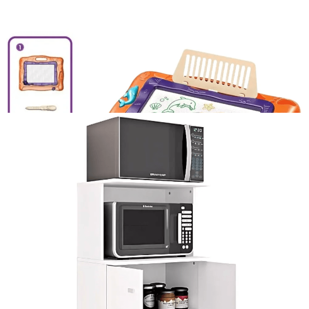 Estante Porta Microondas Mueble Organizador de Cocina Alacena