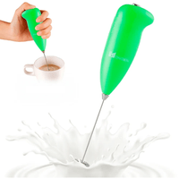 Batidor Espumador de Café Leche Huevos Verde 13B