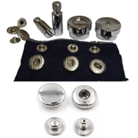 100 Juegos de Broche Metálico Vt5 12mm Sistema Chupón Más Juego de Dados Troquel