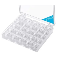25 Bobinas Carretes Carretel de Hilos para Maquinas de Coser Domestica Singer Brother