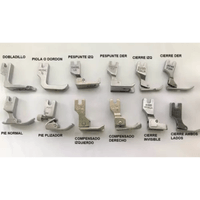 12 Pies Prensatela Patita para Maquina Recta Industrial Tipo JUKI Ddl