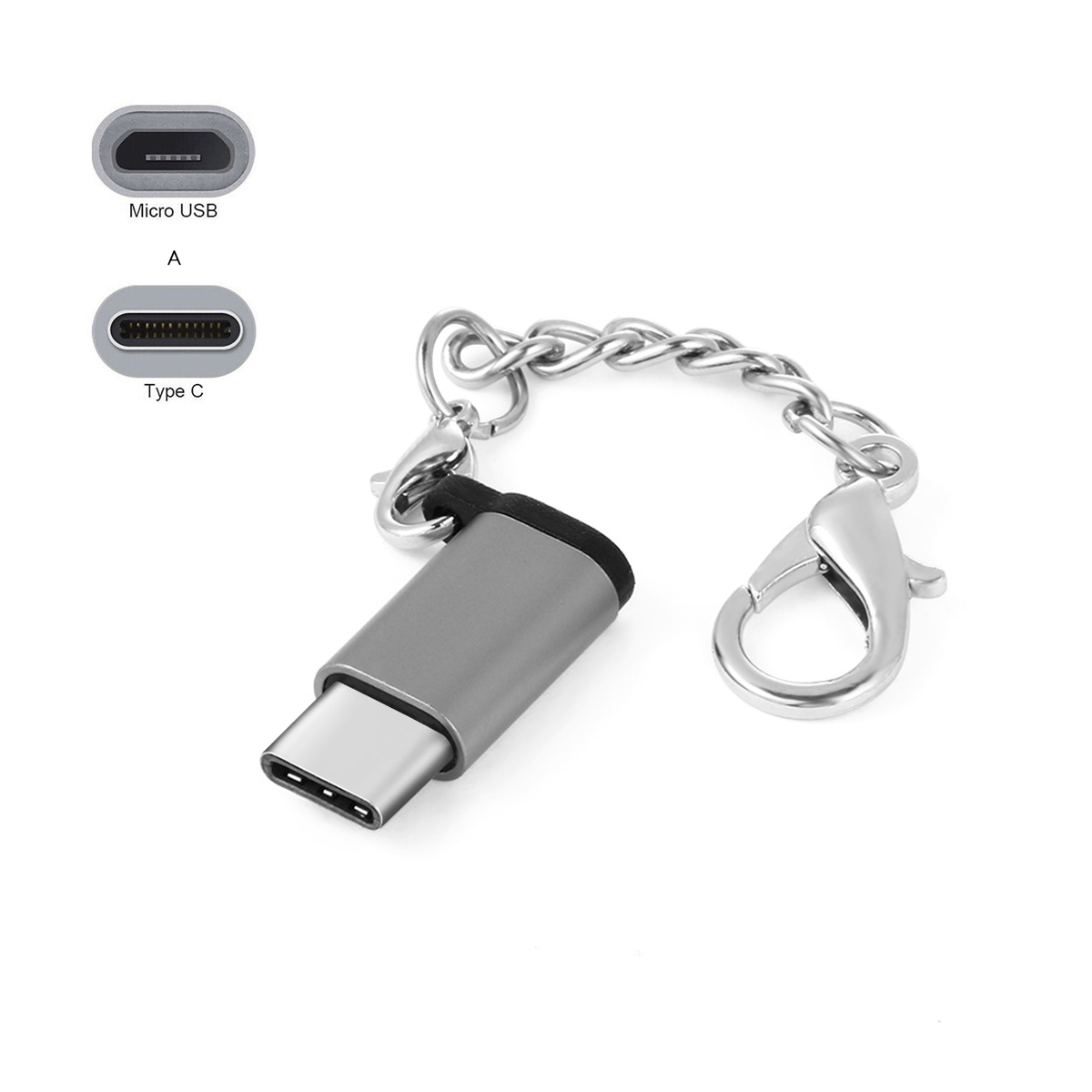 Adaptador OTG StoneGo USB Tipo A Hembra a Micro USB y Tipo C Macho Dos en  uno I Oechsle - Oechsle